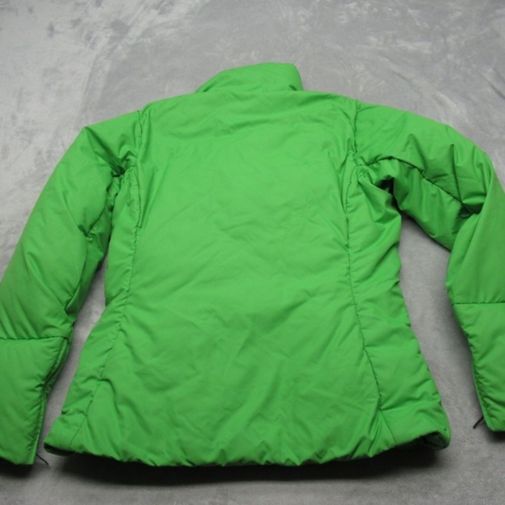 Nike Down Jacket Youth Large 12-14 Green Swoosh Zip Pockets Ripstop Full Zip - Picture 3 of 16